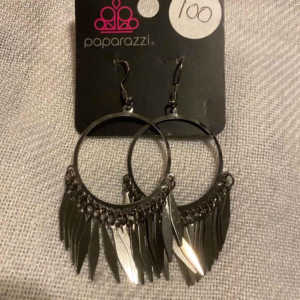 Paparazzi Chic Silver Hoop Earrings